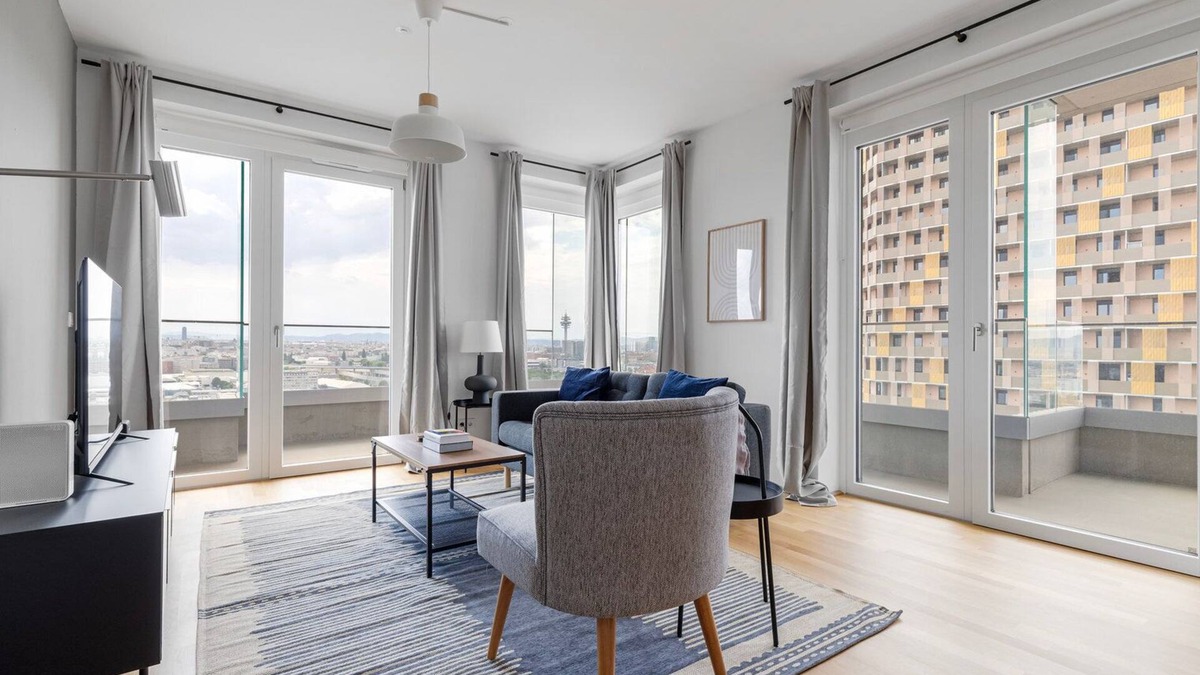 Erdberg Apartment | Upscale Landstraße 2BR w/Playground & Pool, nr Erdberg, by Blueground