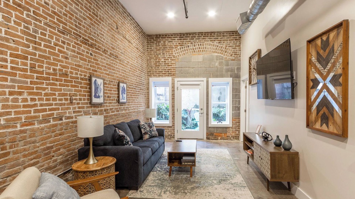 Galveston Condo | Upscale Modern Loft-The Strand District-Premium Location-Pets OK-Outdoor Space