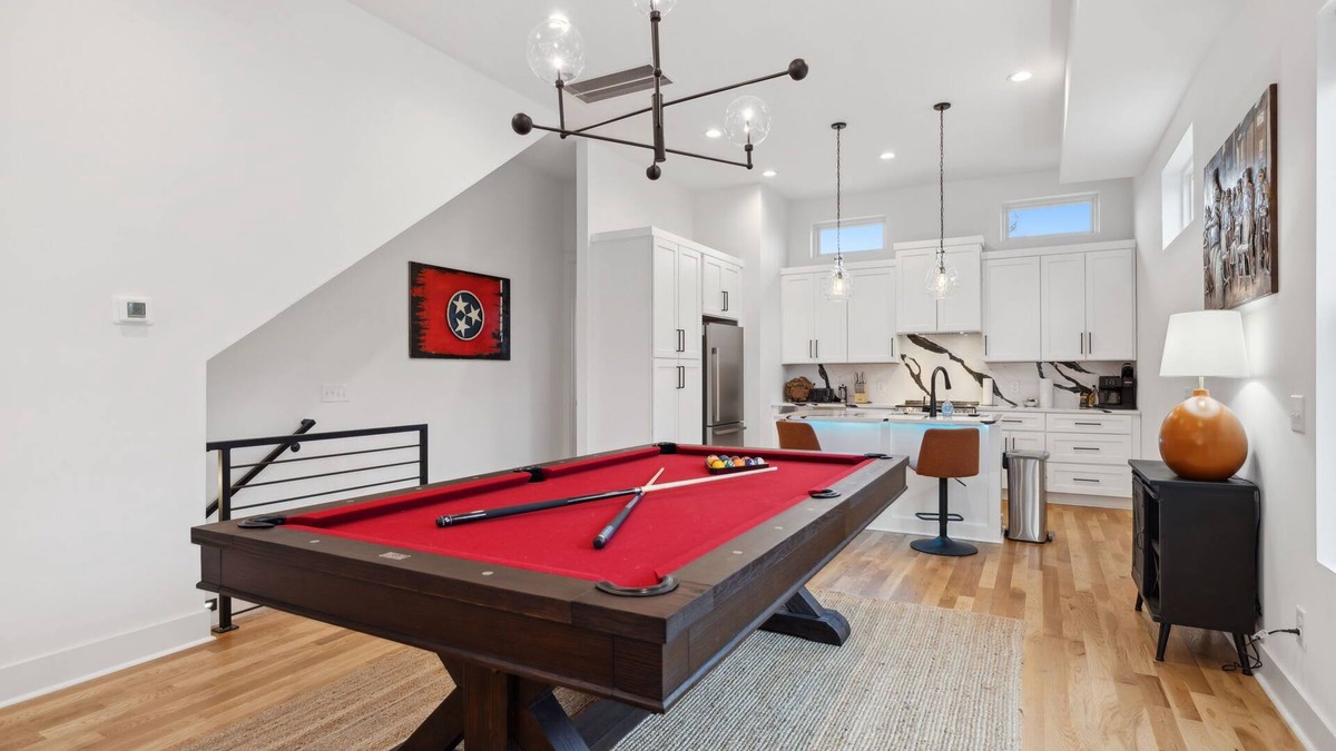 Haynes Area House | Upscale Multi-Level Home | Rooftop & Game Room Fun
