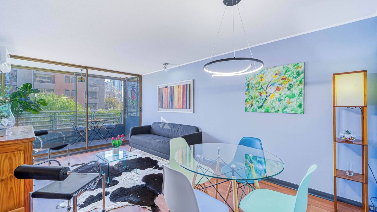 Santiago Apartment | Urban Bloom 3D, Wifi y Estacionamiento