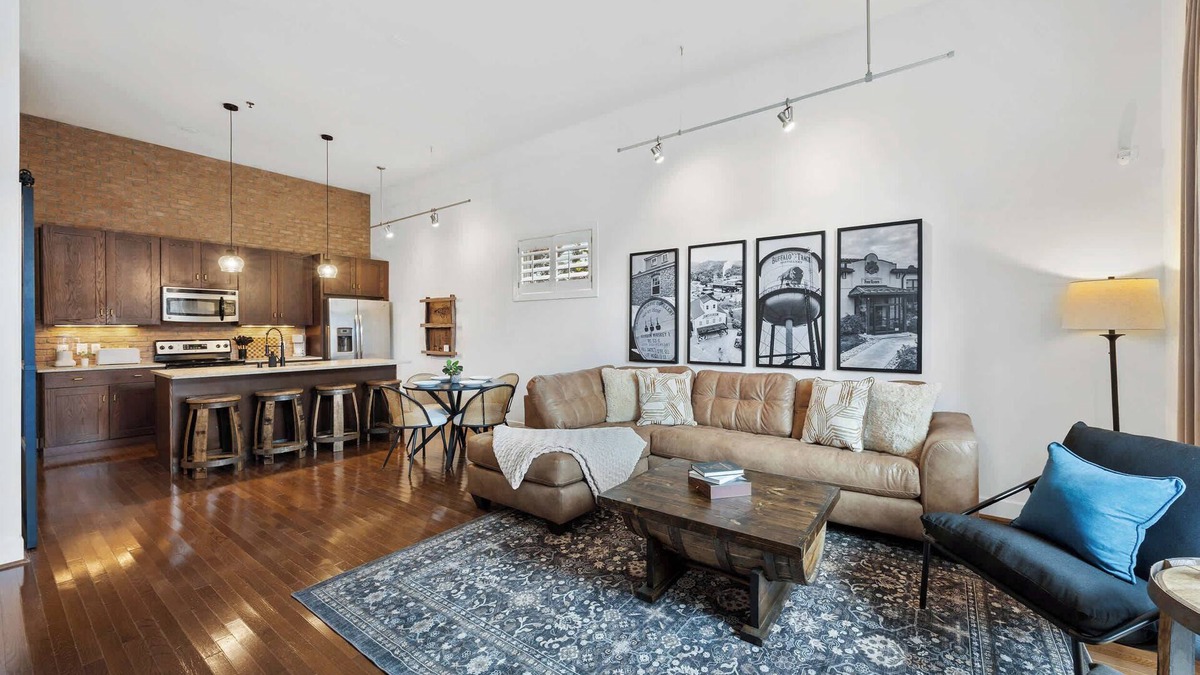 East Market District Apartment | Urban Bourbon Escape - Downtown Louisville Getaway