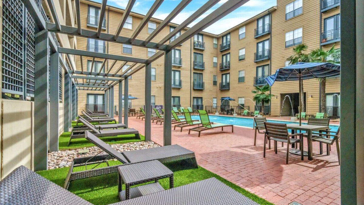 Plano Apartment | Urban Chic: Downtown Escape with Pool + Gym