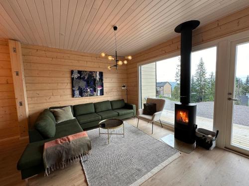 Syote Villa | Uusi ja viihtyisä rinnemökki, Iso-Syöte
