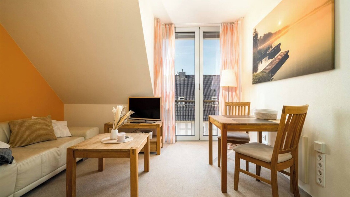 Mirow Apartment | Vacation apartment Abendsonne - your home in Mirow for 2 with terrace and sauna