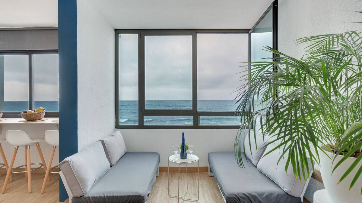 Moya Apartment | Vacation Apartment 'Casa Adrimar' with Sea View, Shared Pool and Wi-Fi