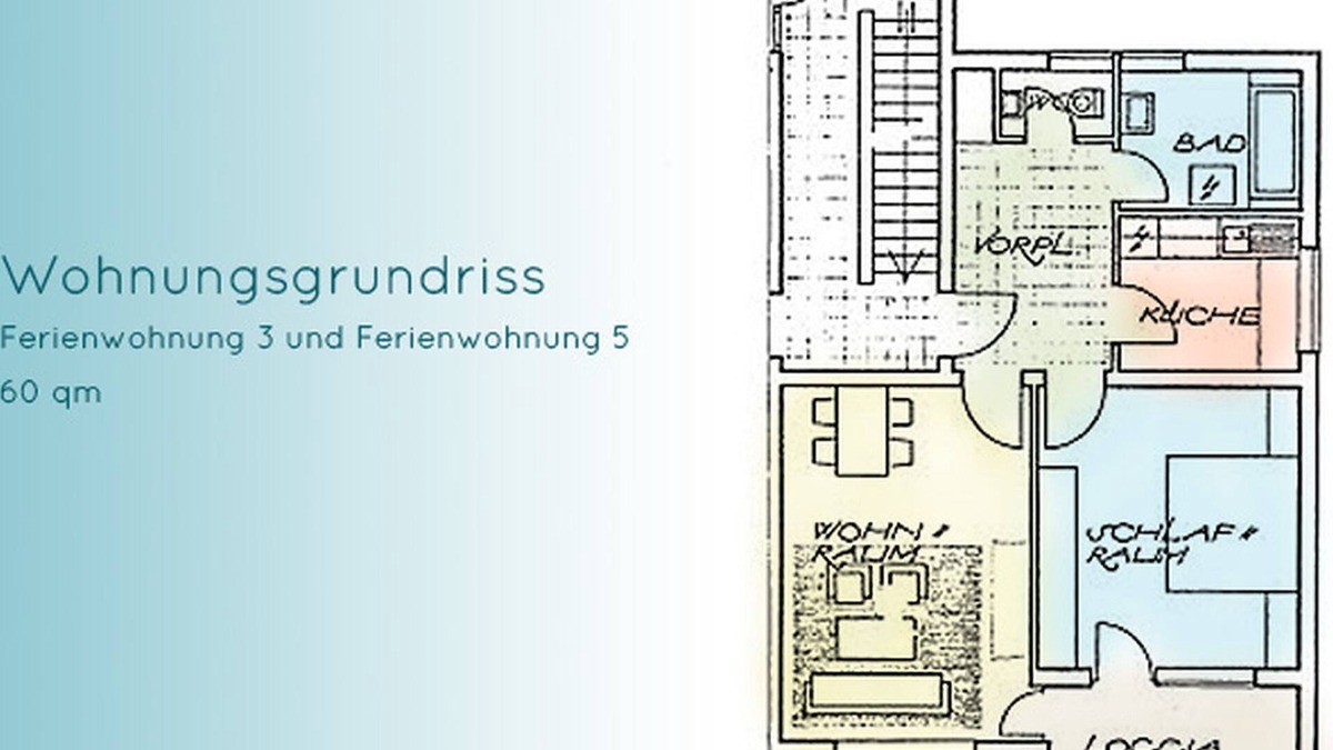 Langenargen Apartment | Vacation apartment no. 3, 60 sqm, 1 bedroom, max. 4 persons