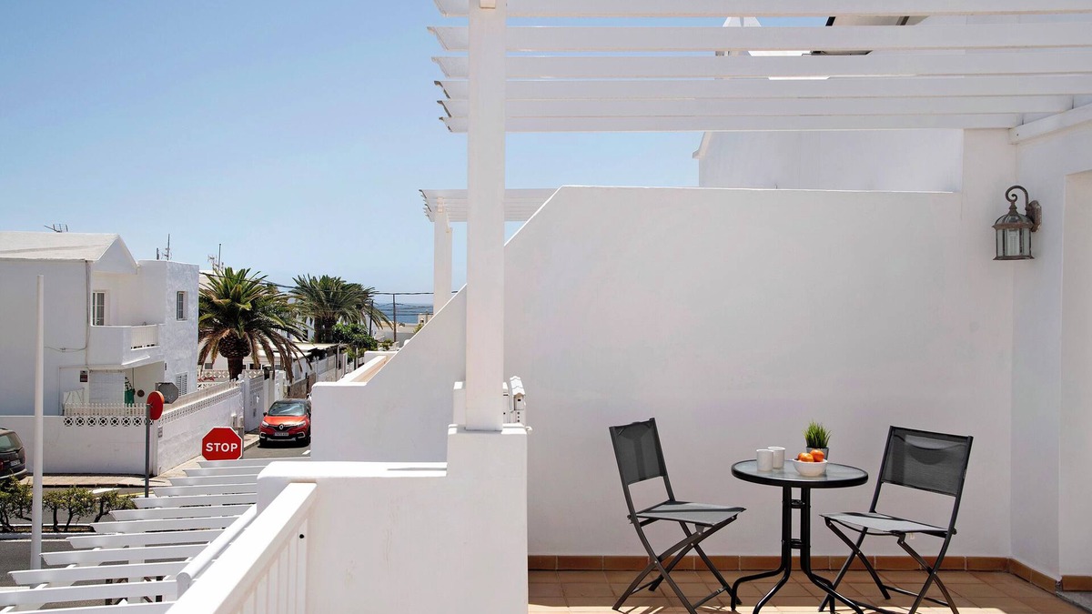 Playa Honda Apartment | Vacation Apartment 'Casita Sabrina, Seaview Terrace' with Private Terrace and Wi-Fi