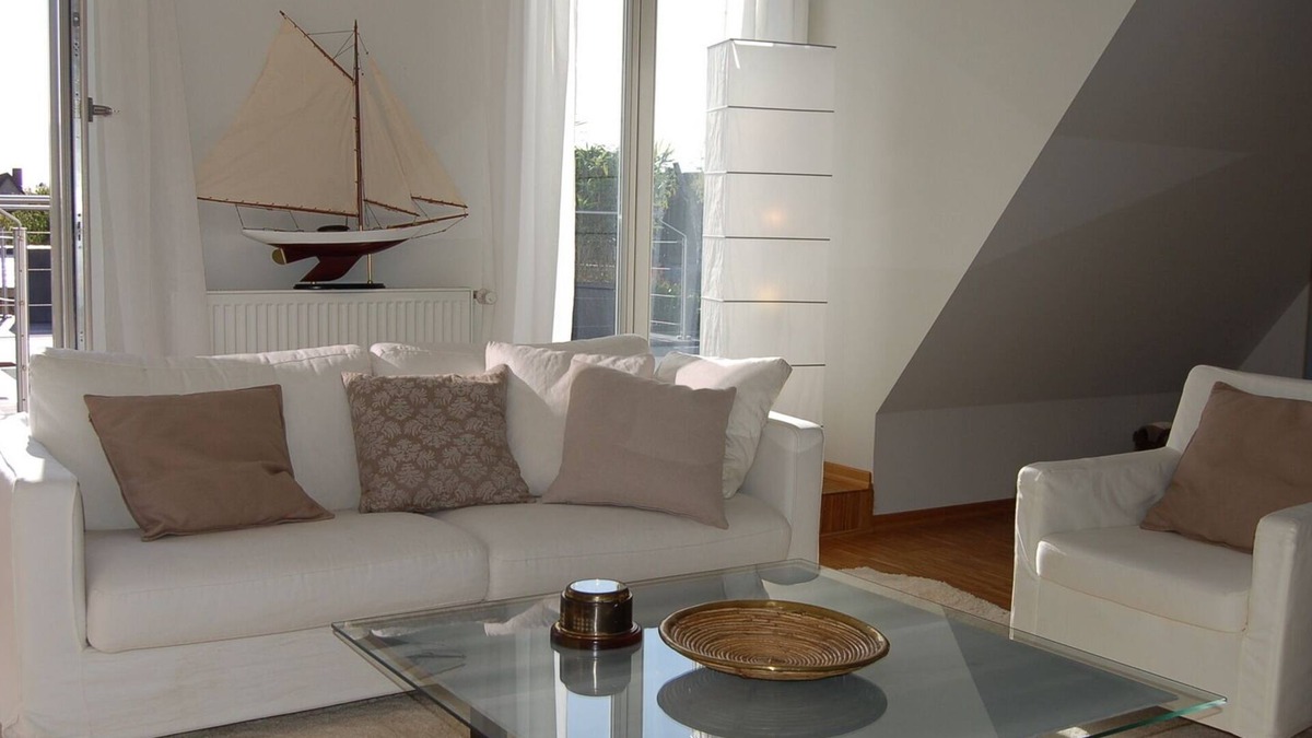 Maasholm Apartment | Vacation apartment with Baltic Sea and Schlei view, whirlpool, fireplace, gallery