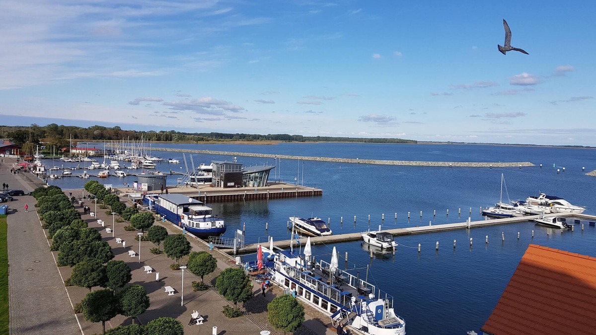 Barth Apartment | Vacation apartment with a view of the water and the harbor
