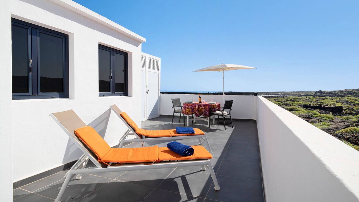 Orzola House | Vacation Home "Casa Paco" with Sea View, Private Terrace & Wi-Fi