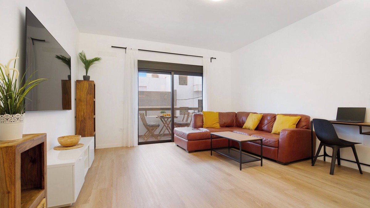 Gran Tarajal House | Vacation Home "Erbania 2" with Mountain View, Balcony & Wi-Fi