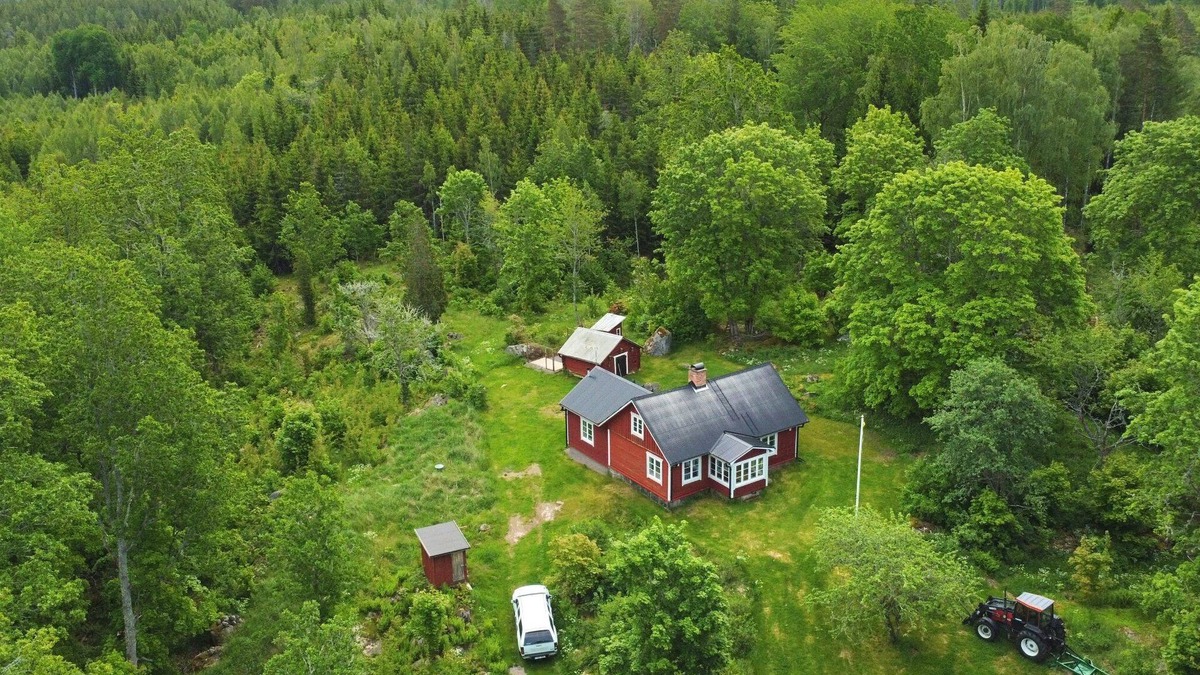 Morlunda House | Vacation home in a secluded location in Småland - Hus Hällemåla in the middle of the forest