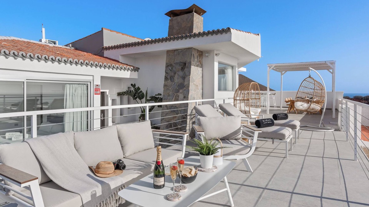 Palm-Mar Villa | Vacation Home "Karat Punta Rasca" with Sea View, Private Pool & Wi-Fi