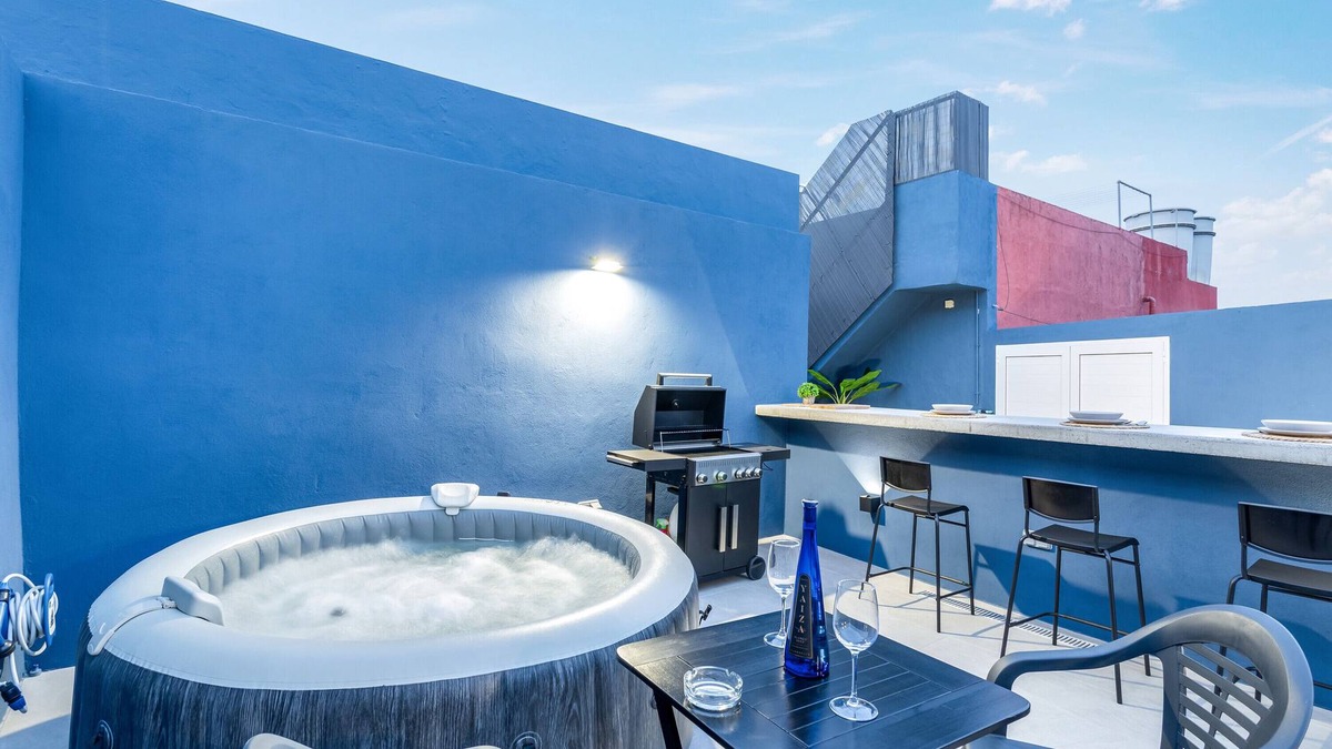 La Atalaya House | Vacation Home 'Magma' with Private Terrace, Private Garden and Wi-Fi