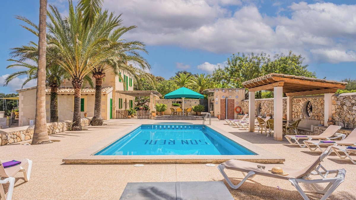 Sencelles House | Vacation Home "Son Real" with Mountain View, Pool, Wi-Fi, Terrace & Garden