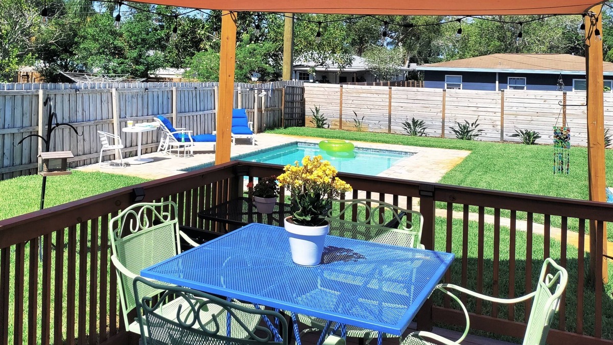 Gulfport House | Vacation Home w Private Backyard, Deck & Pool - Pet and Child Friendly