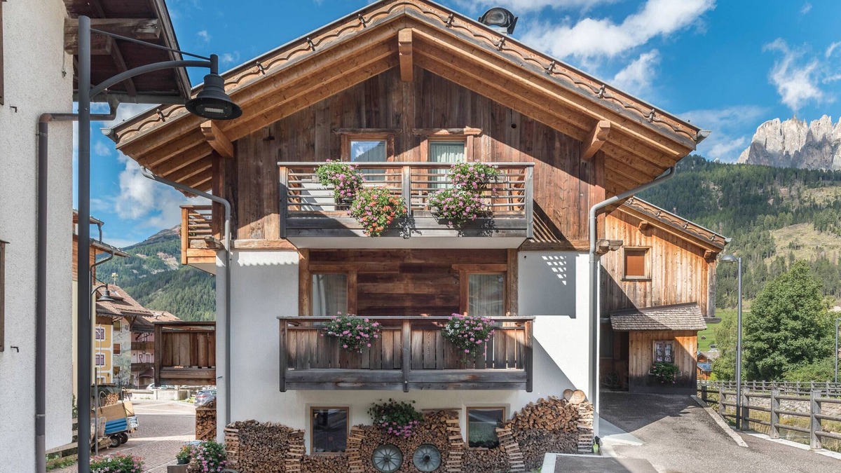 San Giovanni di Fassa Apartment | Vacation Apartment "Ciasa" with Mountain View, Wi-Fi & 2 Balconies