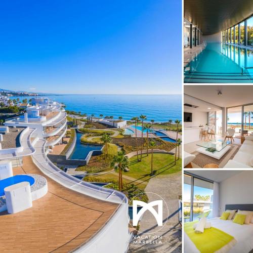 Estepona Apartment | VACATION MARBELLA I Live on the Edge of the Sea, New Beachfront Condo, Padel Courts, Gym, Sauna, Luxury Spa and 24-7 security