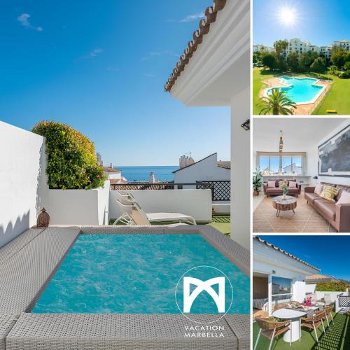 Puerto Banus Apartment | VACATION MARBELLA I Terrazas de Banus, Romantic, Jacuzzi, Pet-Friendly, Cosy Duplex Penthouse, 2min walk to Marina