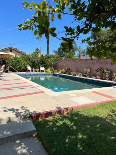 North Hills West House | Vacation Rental w Pool &Garden 6 Guests near CSUN