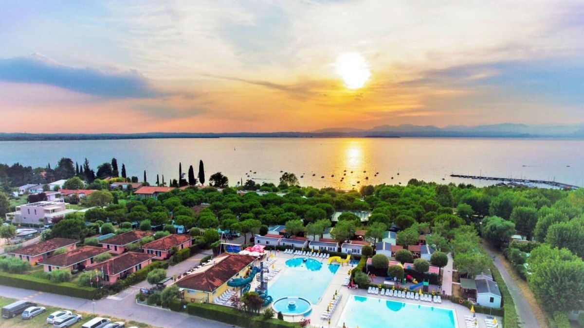 Colà Di Lazise House | Vacation village Le Palme Mobilehome Prestige for 5 people