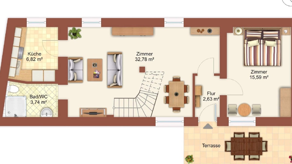 Ploen Apartment | Very central apartment/150m to the large Plöner See/Fewo 3