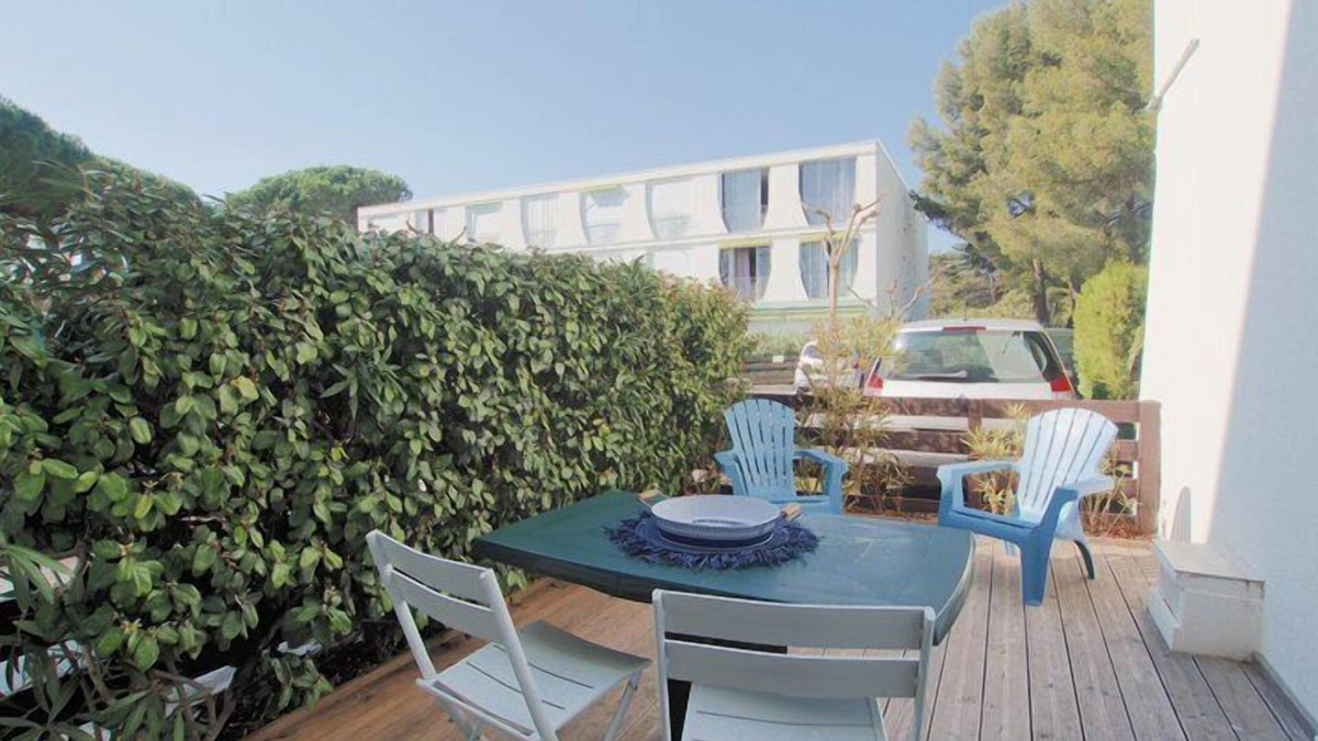 La Petite Motte Apartment | VERY NICE STUDIO WITH GARDEN CLOSE TO LA GRANDE MOTTE TOWN CENTER
