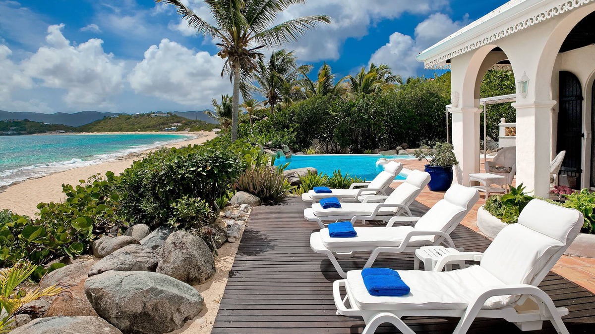 Les Terres Basses Villa | Villa La Mission - Magnificent 5-bedroom villa with private beach