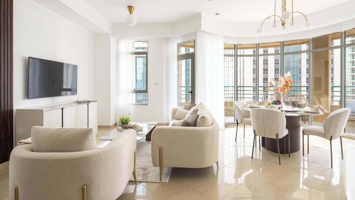 Dubai Media City Apartment | Vibrant 2BR Apt with Harbour Views at Marina Crown