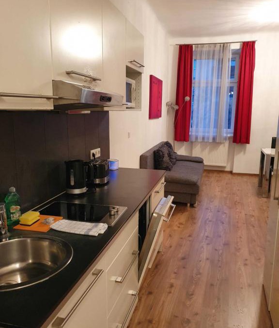 Erdberg Apartment | Vibrant Red Apartment I contactless Check-In