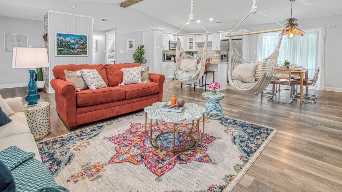 Charlotte House | Vibrant South CLT Oasis, 3BRs, Patio, Fire Pit