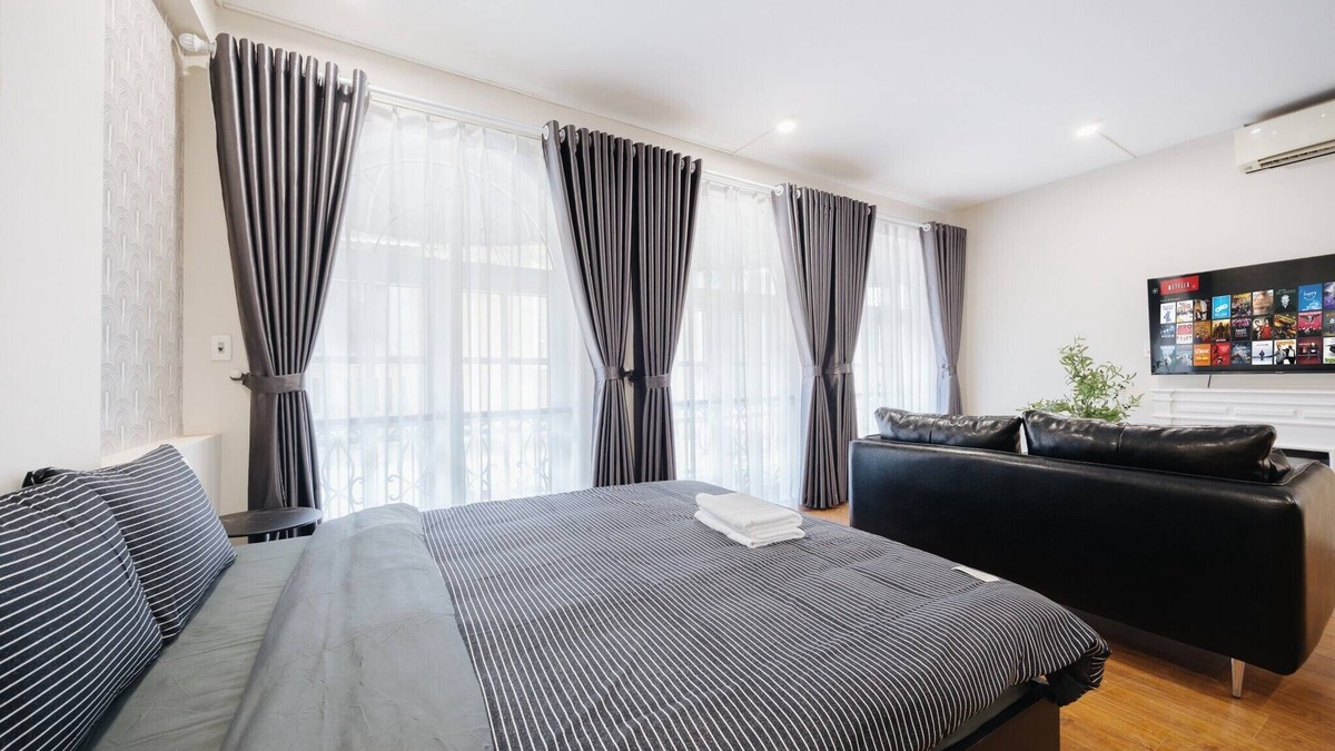 Hang Bai Apartment | VietHOME Pho Hue 301 - 4pax/Netflix/FREE Laundry/Lift