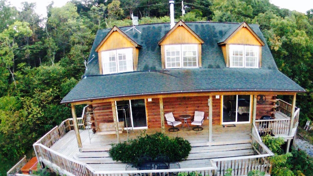 Rileyville Cabin | Views, Views, Views, Hot Tub, Log Fires, Swimming Pool