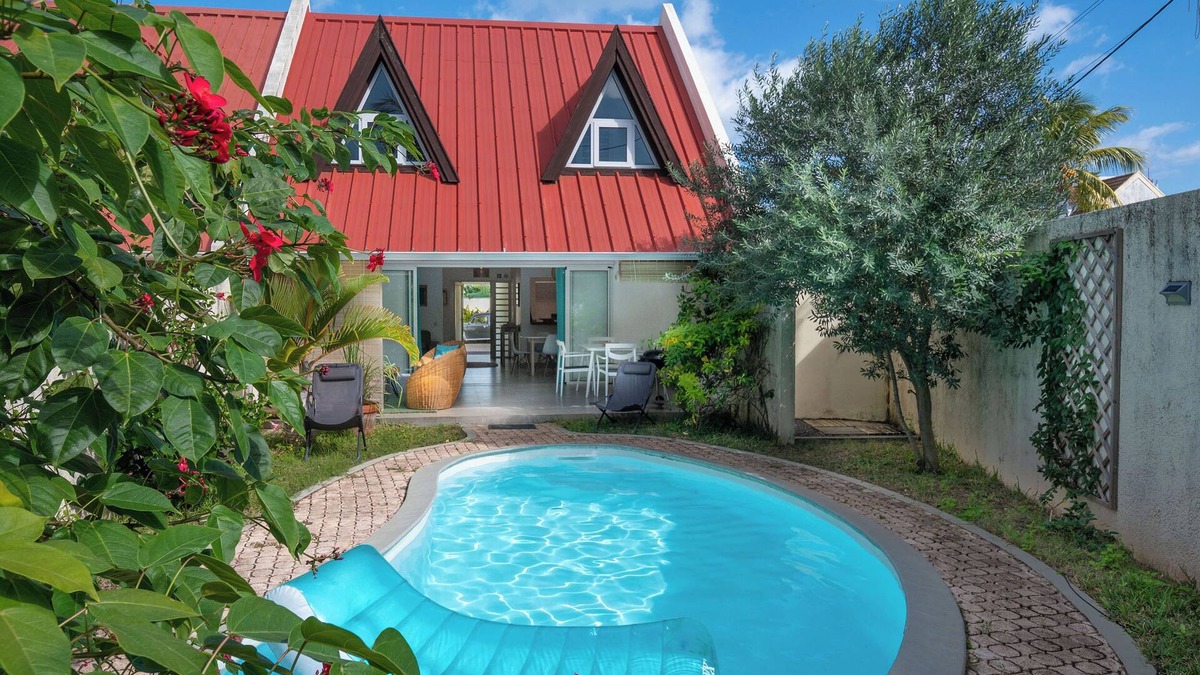Bain Boeuf House | Villa 3 Soleils-Pereybere-nord de l'île-3 ch private pool 200m from the beach