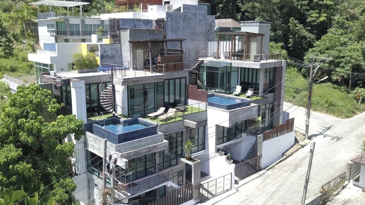 Patong Villa | Villa 7 Chambres, vue Mer, sur les Hauteurs de Patong