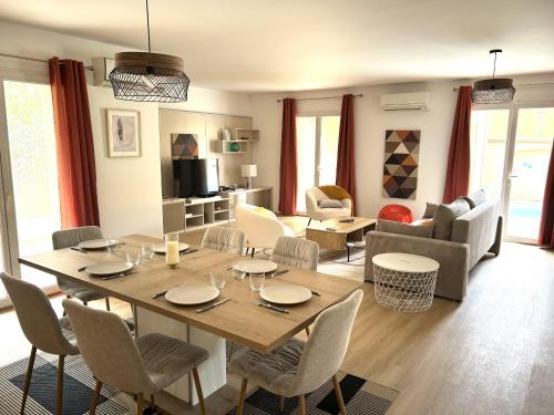 Villeneuve-de-la-Raho Villa | villa 8 personnes avec piscine