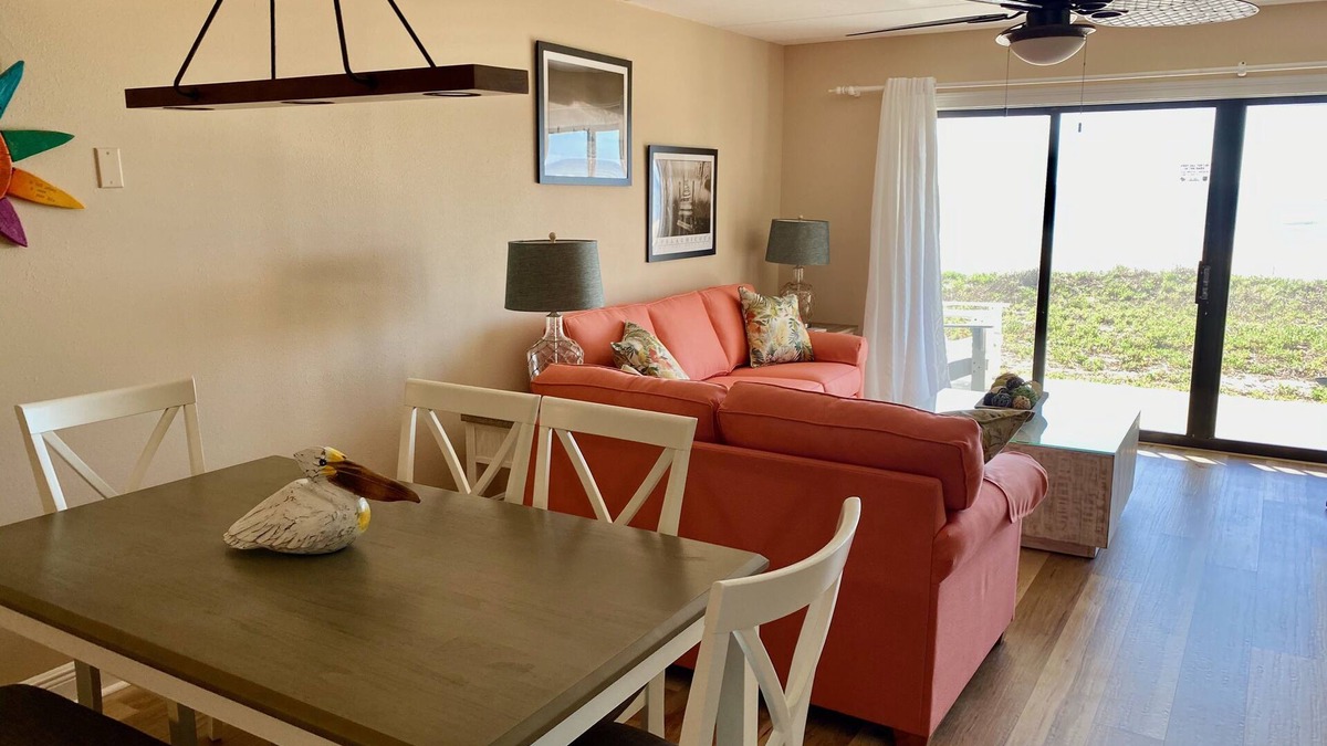 St. George Island Condo | Villa A2, Beach front, ground level!