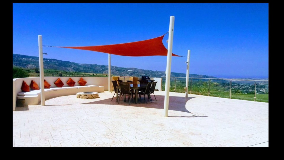 Stroumpi Villa | Villa Aera 5 bedrooms with AC and large private pool option to heat.
