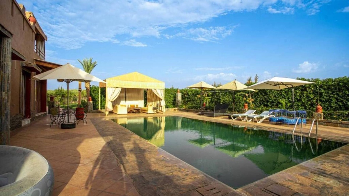 Aghouatim Villa | Villa Alnatura with heated pool overlooking the High Atlas