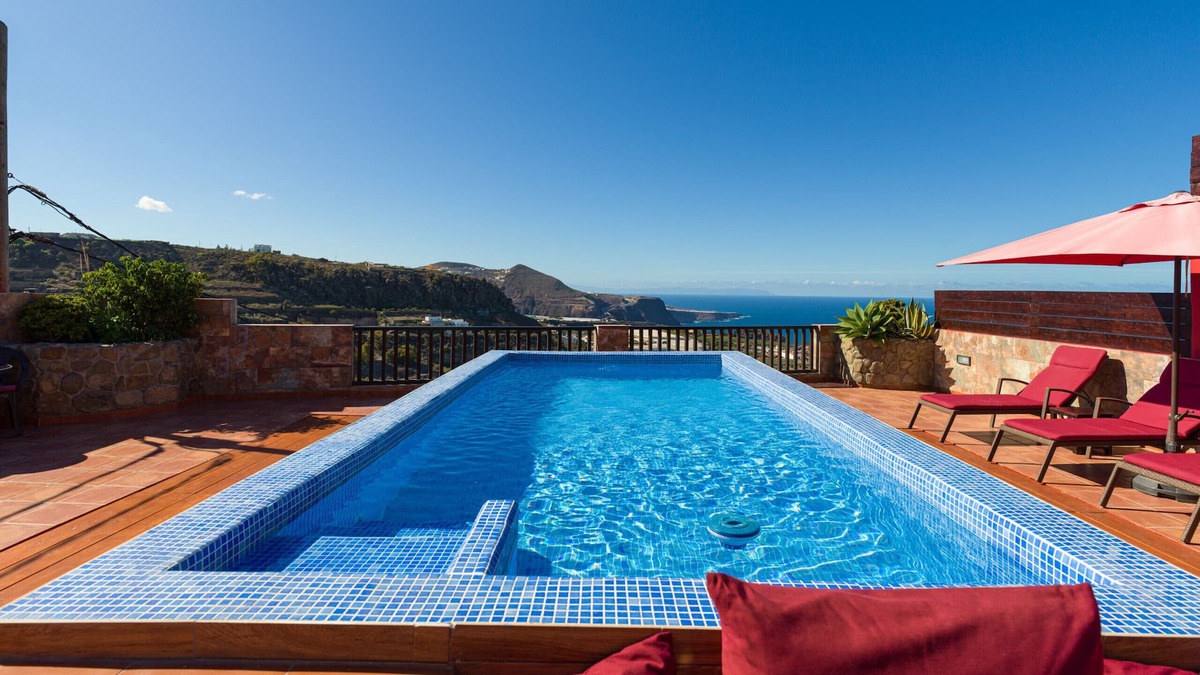 Moya Villa | Villa Alba - Solarium Private Pool - Nature Views