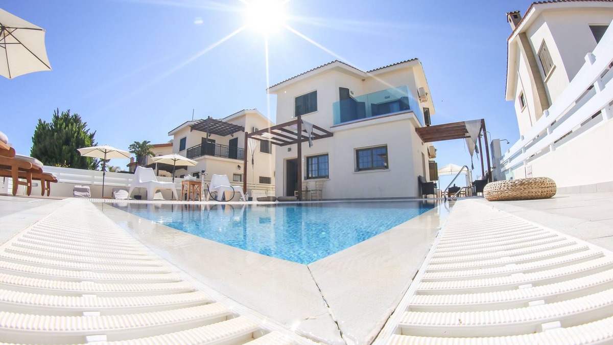 Ayia Thekla Villa | Villa Alexandra (Private pool, 50 meters from beach, Near Nissi Beach)