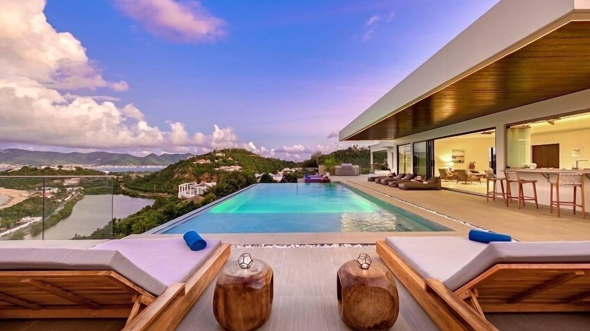 Les Terres Basses Villa | Villa Amandara | Ocean View - Located in Beautiful Terres Basses with Private Pool