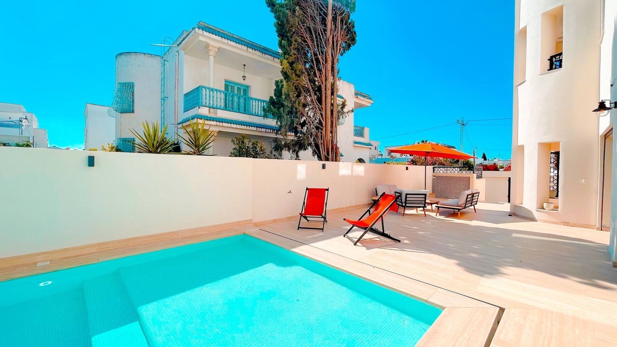 La Marsa Villa | Villa Ambre : détente, piscine privée & hammam