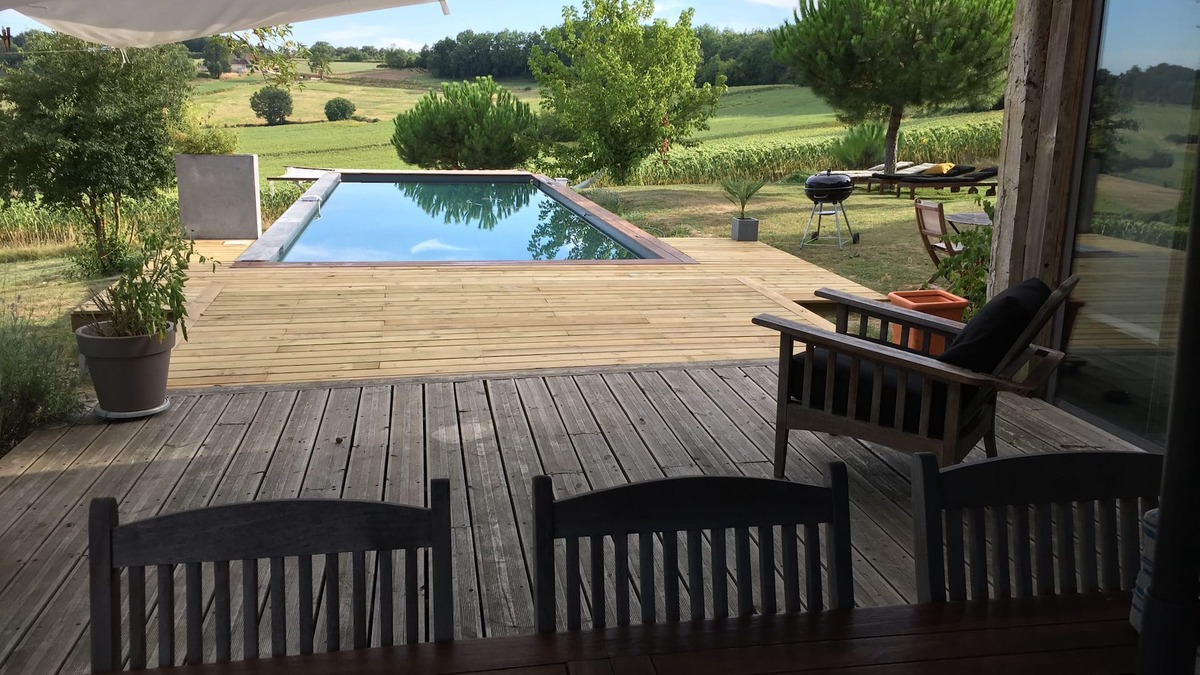 Soumensac House | Villa and pool