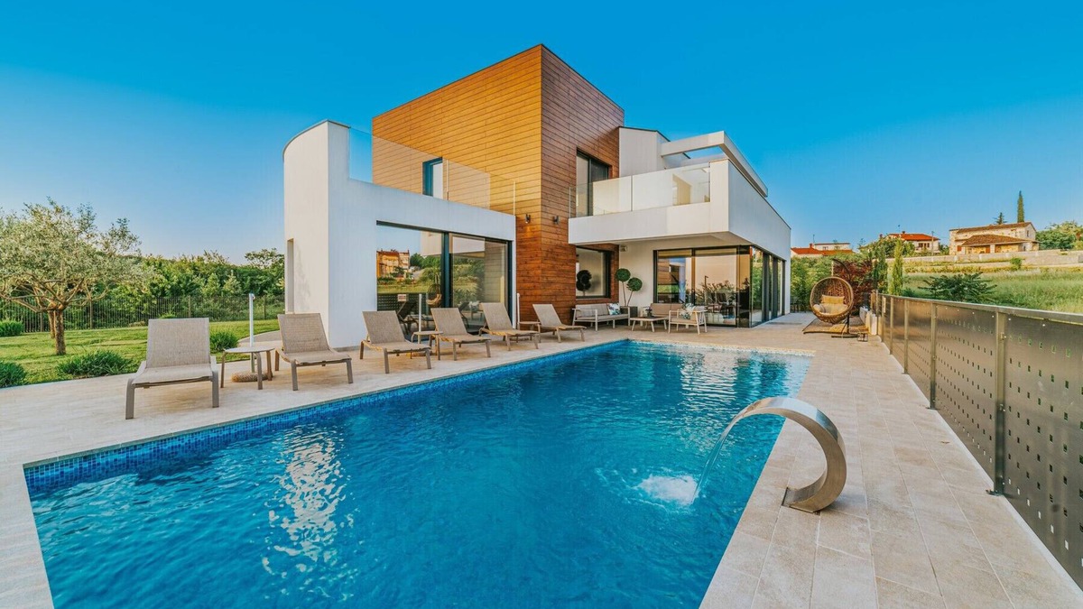 Farini Villa | Villa Aria Višnjan in Central Istria for 12 people - pet friendly with wellness & sea view