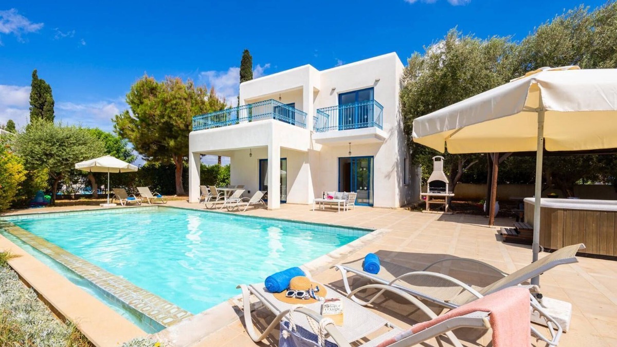 Agios Georgios Pegeias Villa | Villa Athina Ena - Three Bedroom Villa, Sleeps 7