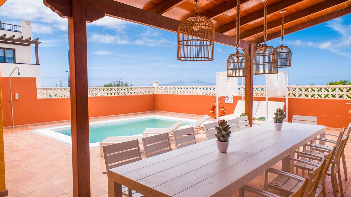 Geafond Villa | Villa Atlantic Ocean Private Pool Corralejo By Holidays Home