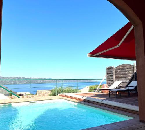 Saint-Julien-d'Asse House | Villa avec piscine privative et vue imprenable sur le golf de Saint-Florent à 300 m de la plage