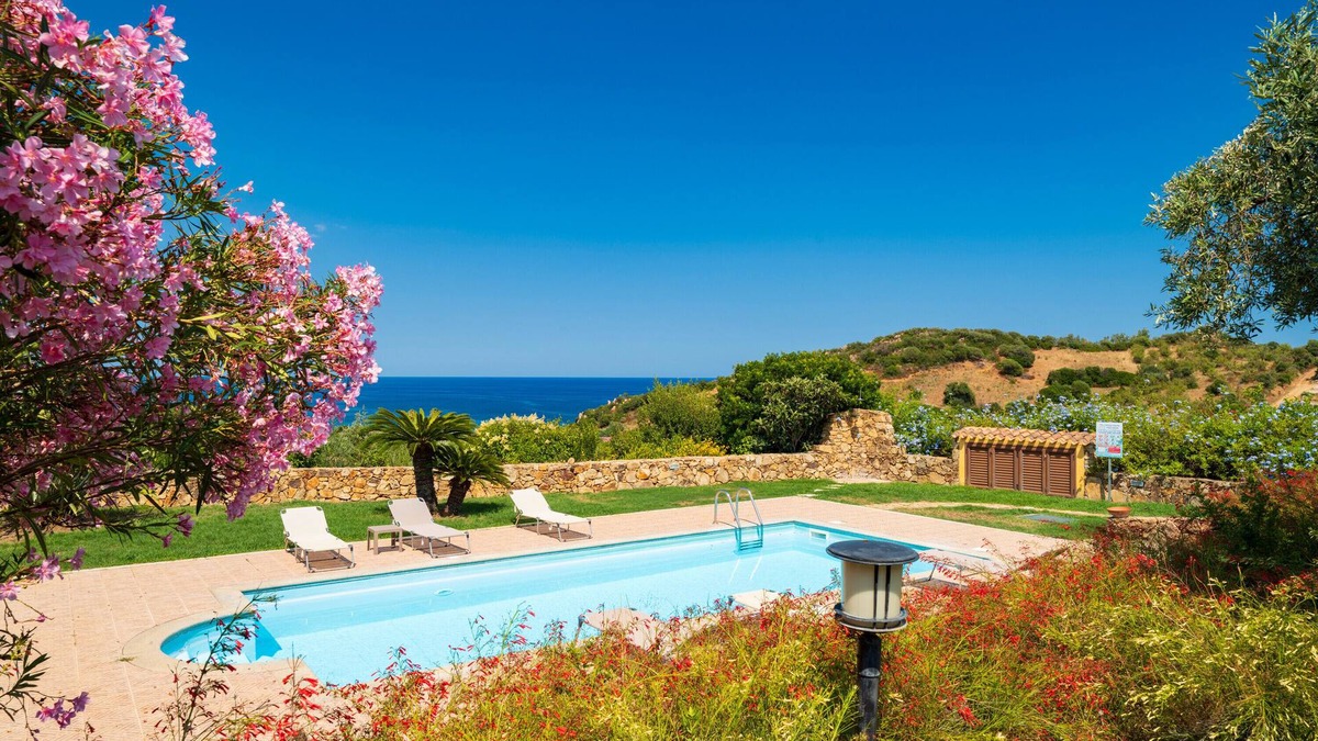 Tertenia Villa | Villa 'Azzurra' with Sea View, Wi-Fi and Air Conditioning