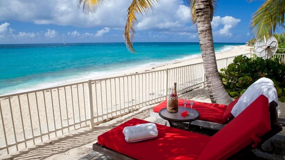 Plum Bay Villa | Villa Baie Longue Beach House | Beach Front - Located in Wonderful Terres Basses with Private Pool